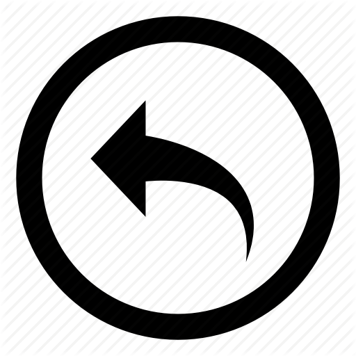 Back, Button, Go Back, Left Arrow, Previous, Return, Step, Undo Icon