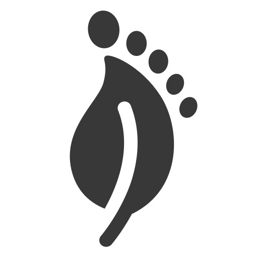 Eco Foot Icon Little Blue Marble