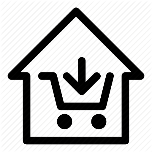 Cart, Home, Market, Real Estate, Shop, Trade, Tradehouse Icon