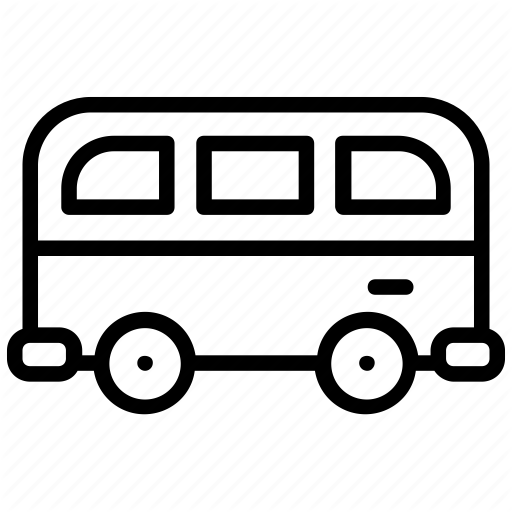 Automobile, Bus, Transport, Vehicle, Wagon Icon