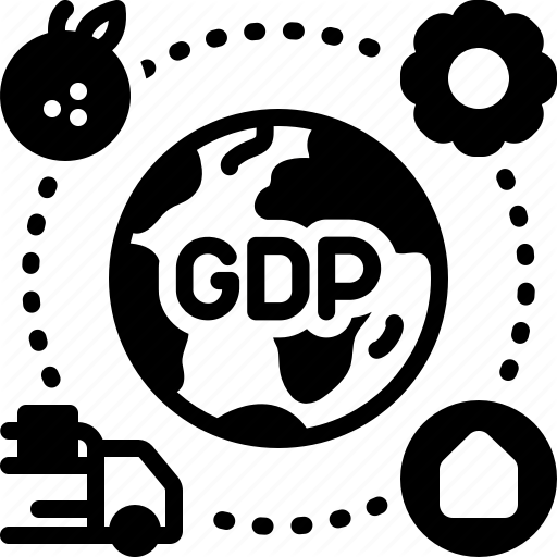 Domestic, Gdp, Goods, Market, Product, Service Icon