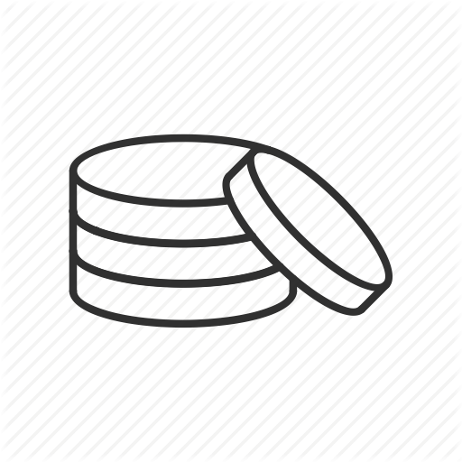 Coins, Four Coins, Gold, Money, Silver, Small Coin Stack Icon