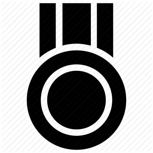 First Medal, First Position, First Prize, Gold Medal Icon