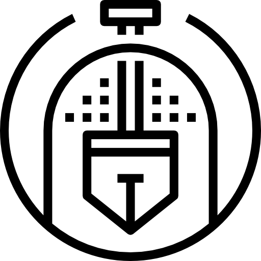 Mining, Buildings, Western, Gold Icon