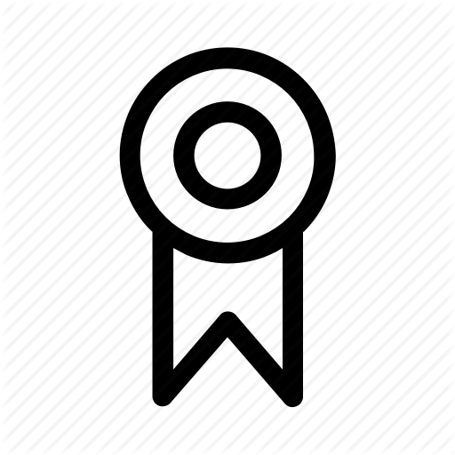 Certificate, Degree, Gold, Medal, Price, Prize, Verified Icon