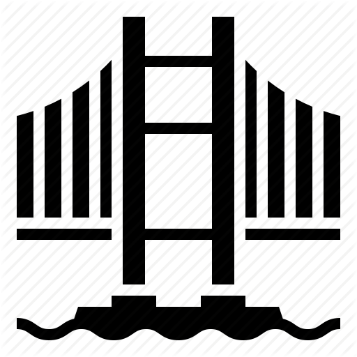 Bay, Bridge, Gate, Golden, Ocean Icon