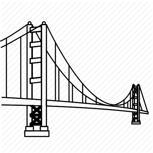 Bridge, California, Gate, Golden, Landmark, San Francisco, Travel Icon