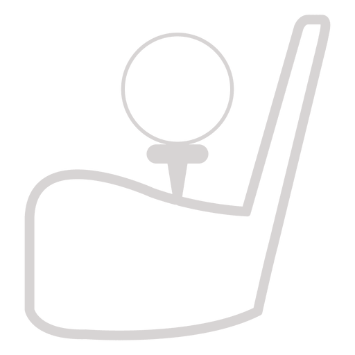 Golf Ball Stick Icon
