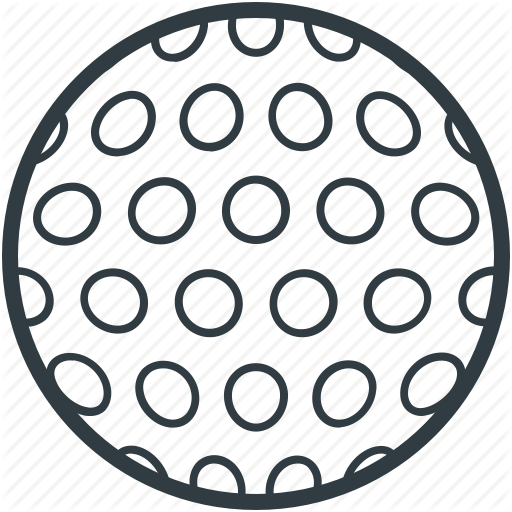 Ball, Golf, Golf Ball, Golf Equipment, Golf Gear Icon