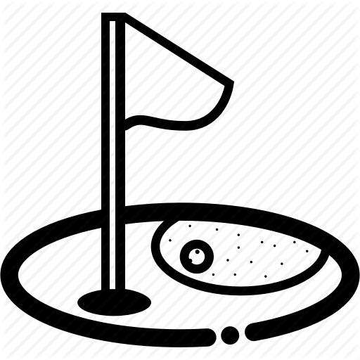 Golf, Golf Club, Golf Course, Hole In One Icon