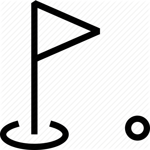 Flag, Golf, Marker, Milestone, Triangle Flag Icon