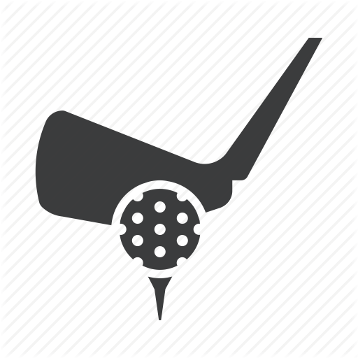 Ball, Games, Golf, Hit, Olympics, Sports, Tee Icon