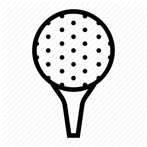 Ball, Golf, Pin, Tee Icon