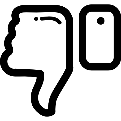 Dislike Gesture Outline Icons Free Download