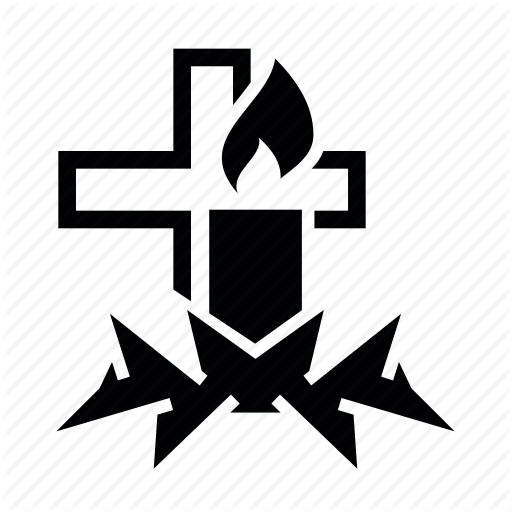 Cross, Fire, Friday, Good Icon