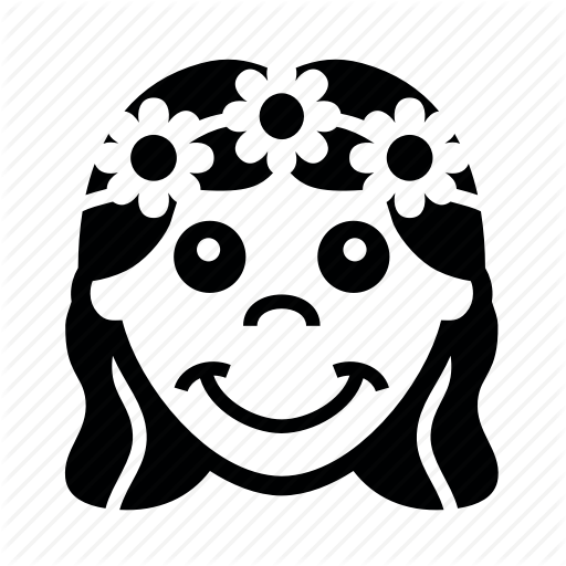 Flower, Friday, Girl, Good Icon