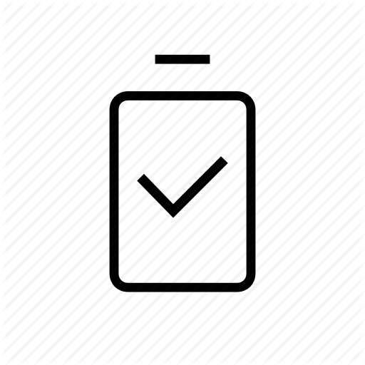 Battery, Charged, Check, Device, Good Icon