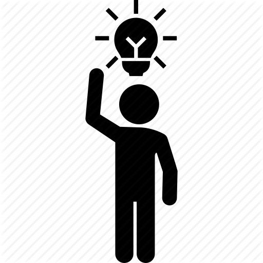 Bulb, Clever, Good, Idea, Man Icon