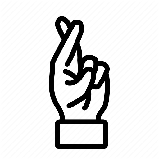 Finger, Finger Cross, Hand, Wish Good Luck Icon