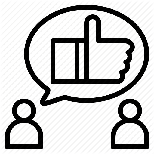 Advise, Comment, Good, Introduce, Like, Recommendation, Suggest Icon