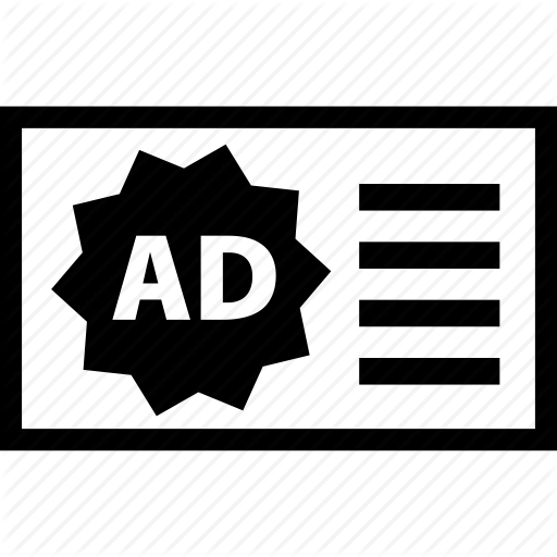 Ad, Adsense, Banner, Publicity, Web Icon