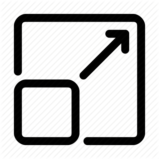 Desktop, Large, Resize Icon