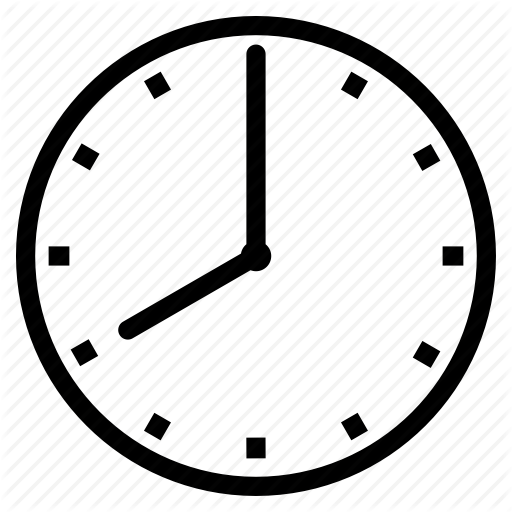 Clock, Eight O' Clock Icon