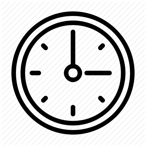 Clock, Office, Time, Wall Clock Icon