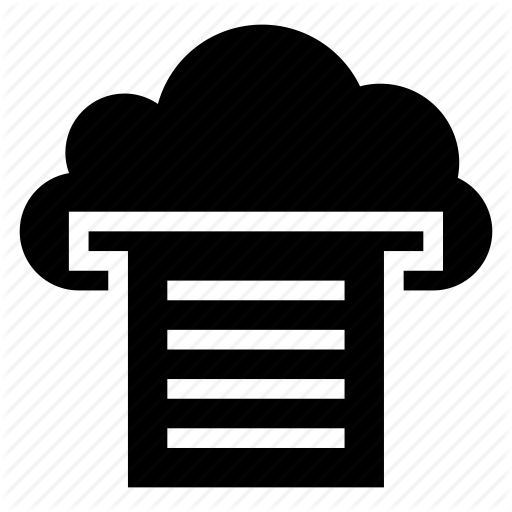 Cloud, Computing, Paper, Print, Printer, Printing, Weather Icon