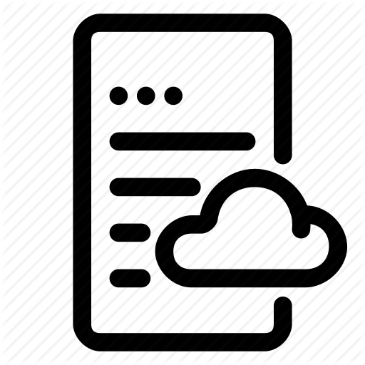 Cloud, Cloud Storage, Google Doc, Word Icon
