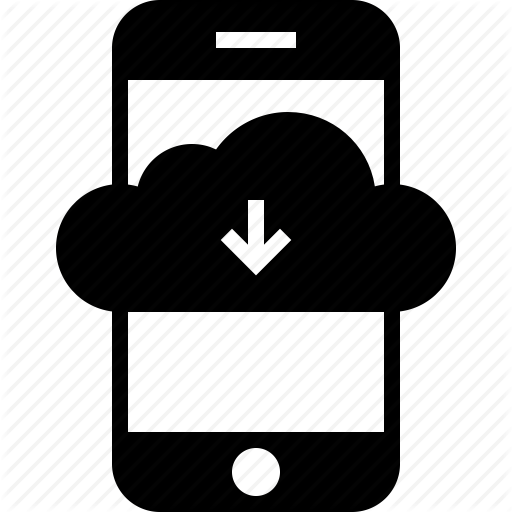 App, Cloud, Download, Drive, From, Mobile, Smartphone Icon