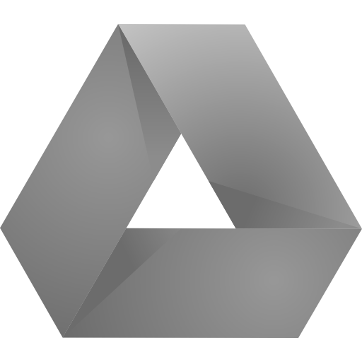 Original, Dark, Google, Drive, Gray Icon