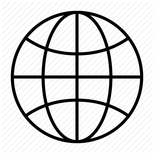 Earth, Global, Map, Round, World Icon