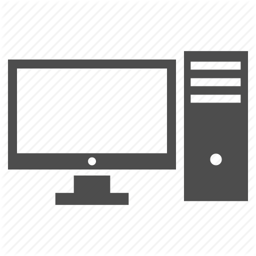 Desktop, Display, Monitor, Office Software, Pc, Screen, Server Icon