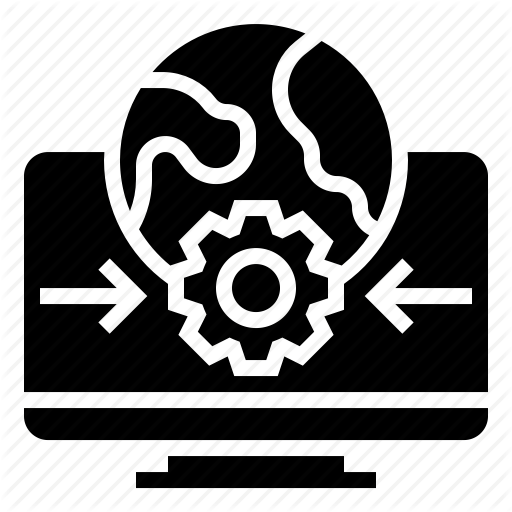 Communication, Computer, Data, Desktop, Earth, World Icon