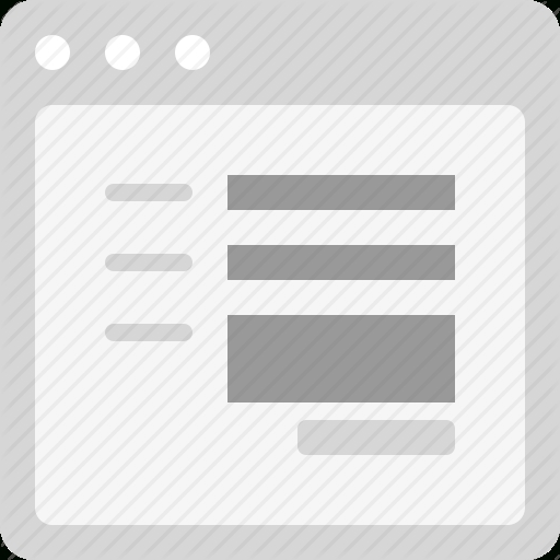 Web Form Icon Png List And Format Corner