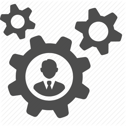 Business, Businessman, Cog, Gear Icon