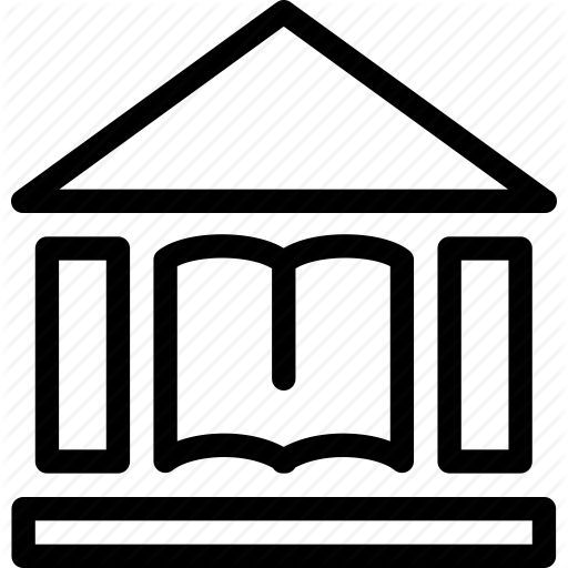 Public Library Icon In Africa