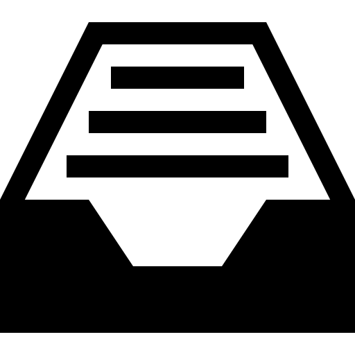 Mail Inbox Full Symbol