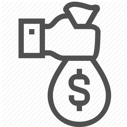 Bag, Cash, Dollar, Hand, Keep, Money, Wealth Icon