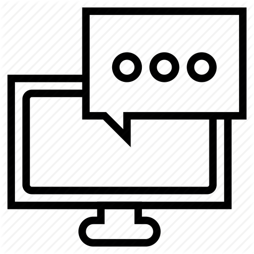 Chat, Chetting, Computer, Desktop, Imac, Monitor Icon