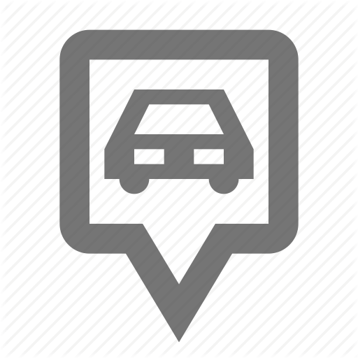 Car, Location, Map, Marker, Navigation, Parking, Pin, Pointer Icon