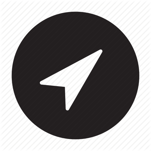 Circle, Direction, Location, Map, Pointer Icon