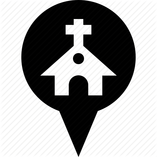 Adress, Church, Circle, Destination, Location, Map Pin, Pn