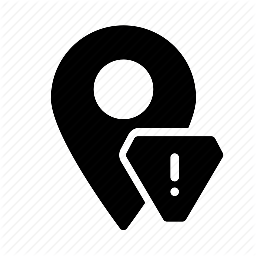 Alert, Location, Map, Marker, Pin, Warning Icon