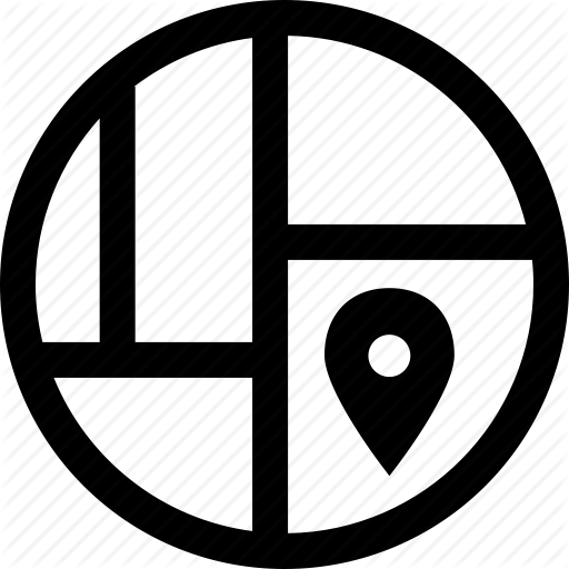 Map, Pin, Street, View Icon