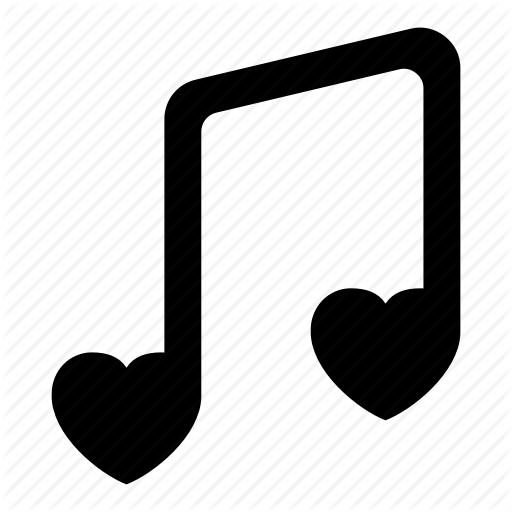 Love, Love Music, Music Note, Wedding Music Icon