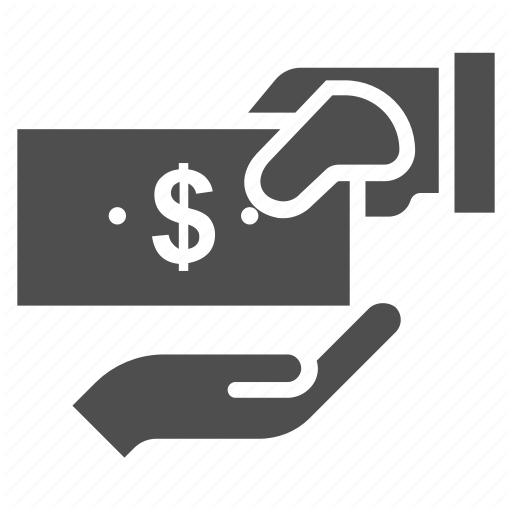 Dollar, Give Money, Hand, Pay Icon