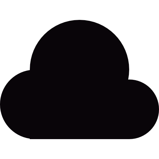 Small Black Cloud Icons Free Download