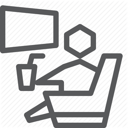 Drink, Home, Movie, Relax, Seat, Theater, Watch Icon